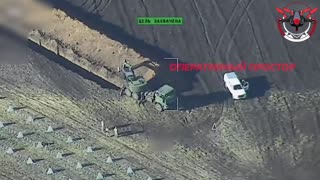 🚁🔥 Ukraine Russia War | Lancet Drone Strikes Excavator Near Popasnoye | RCF