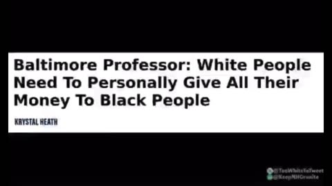 LEFTISTS POLICYS CREATE BLACK FATIGUE IS RACISM RISING