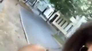 This Muslim man in Berlin is threateningly following two young girls for not wearing hijab