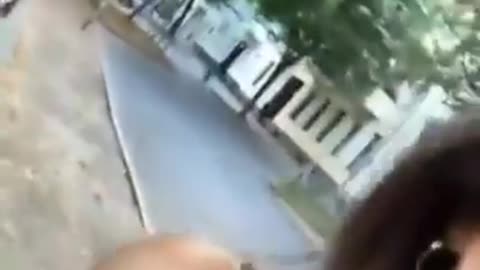 This Muslim man in Berlin is threateningly following two young girls for not wearing hijab