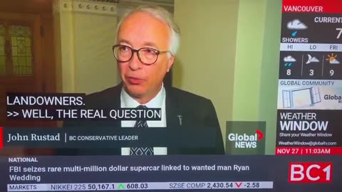 Rustad Calls for Province-Wide Class Action Against Land Grabs - BC, Canada Governments