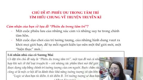 "Bài 07: Phiêu du trong tâm trí Tìm hiểu chung về truyện truyền kì "