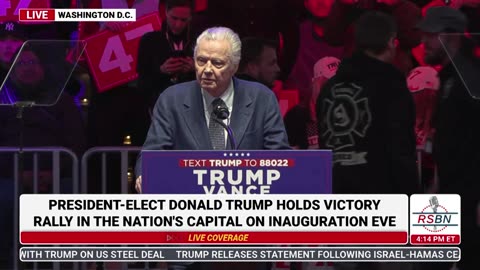 Jon Voight Speaks at Inauguration Eve Trump Rally in Washington D.C. - 1/19/25