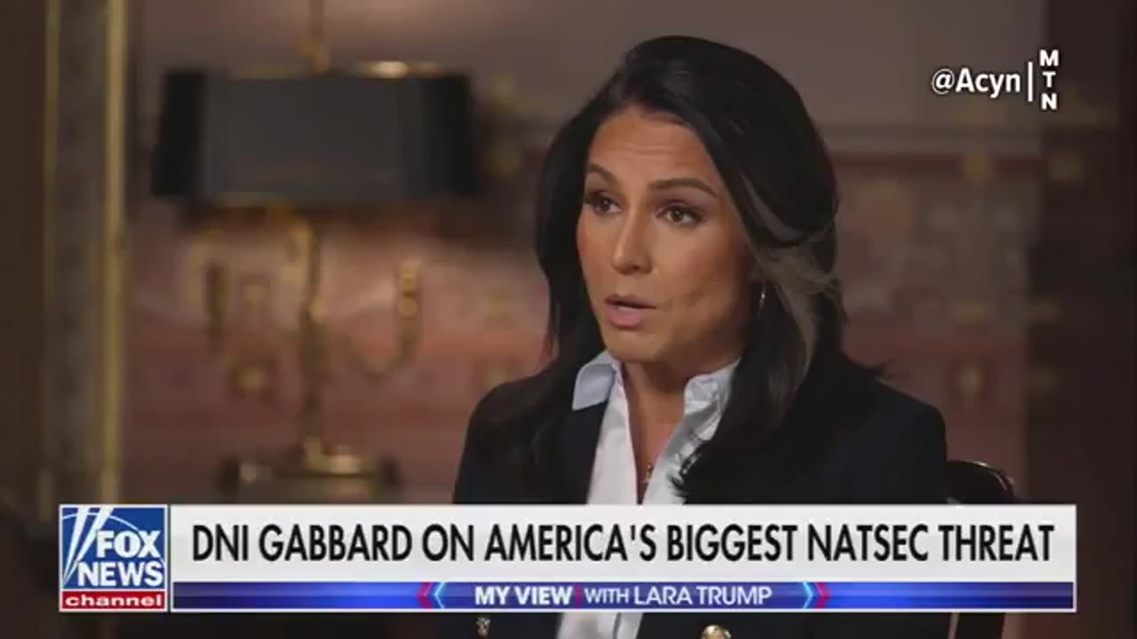 Tulsi Gabbard says is “specifically the threat of radical Islamist terrorism”