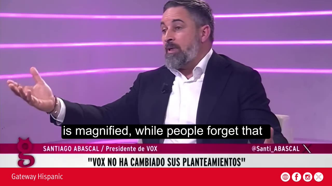 Santiago Abascal: "Ellos preferirían un VOX domesticado"