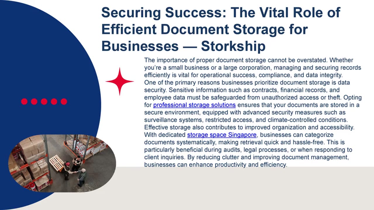 Securing Success: The Vital Role of Efficient Document Storage for Businesses