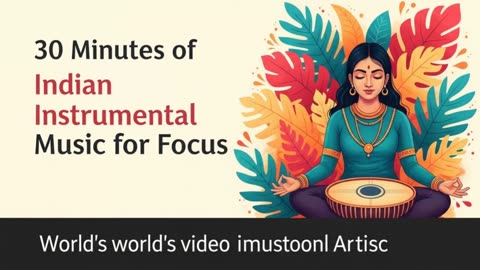 Soulful Indian Flute Instrumental | Relaxing Bansuri Music for Meditation, Peace & Healing