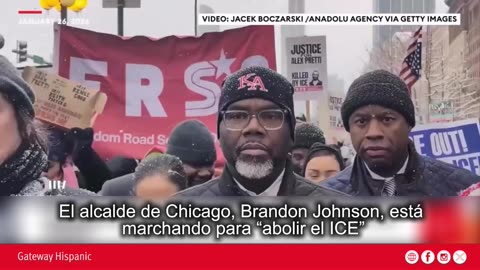 Chicago Mayor Brandon Johnson is marching to “abolish ICE”