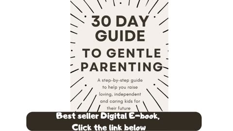 ⚡30 Day Gentle Parenting Guide ⚡Best Seller! Digital eBook