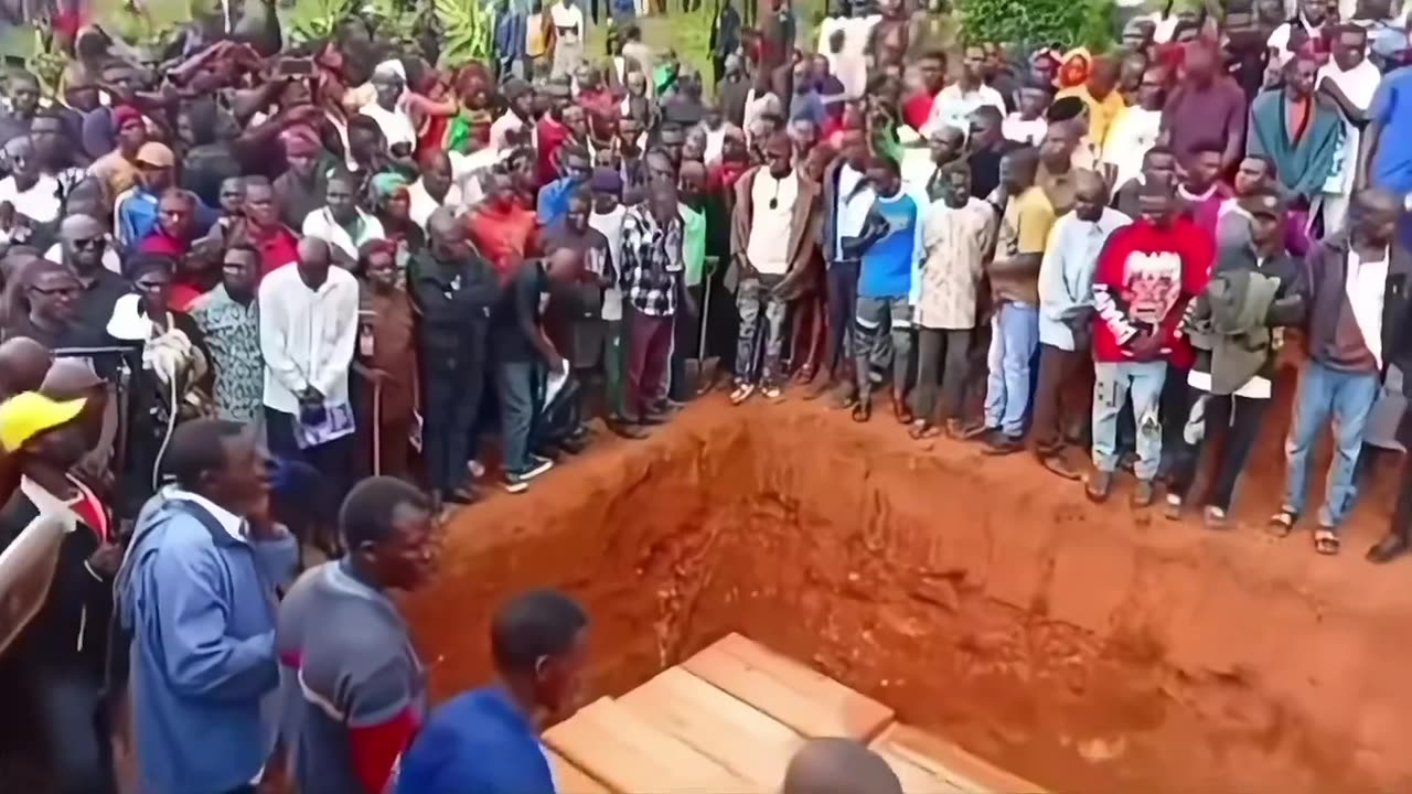 Caskets of Christians are loaded into mass graves in Nigeria