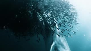 Gray Whale Feeding