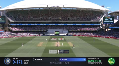 BGT 2024 | Test 2 | Part 11 Replay | Aus vs Ind | Adelaide | Pink Ball Test | Full Replay