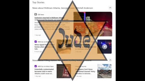 Huge Underground Explosion Rocks Atlanta; Pre-Programming, Pre-Planning Jews CAUGHT Lying Again!