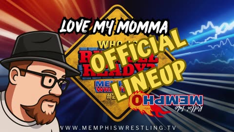 OFFICIAL LINEUP for tomorrow !! Memphis Wrestling !