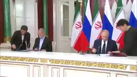 JUST IN- 🇷🇺🇮🇷 Russia and Iran officially sign 20-year Agreement