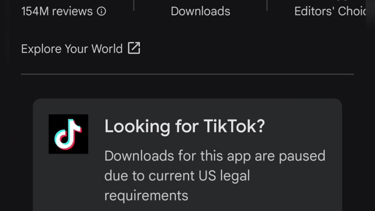 TikTok IS GONE!!