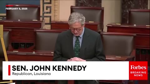 BREAKING NEWS: John Kennedy Breaks Down Federal Spending 'Line By Line' In Epic Defense Of Elon Musk