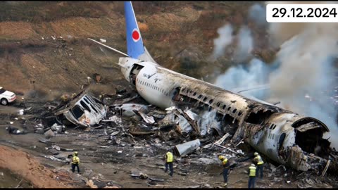 Latest video of the South Korea plane crash.