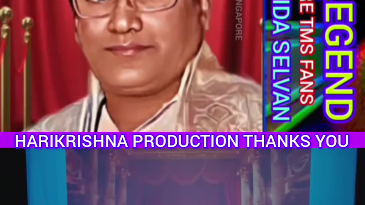 HARIKRISHNA PRODUCTION THANKS YOU. TMS LEGEND M.THIRAVIDA SELVAN SINGAPORE TMS 2024 VOL 2