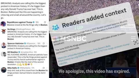 Leftists, Including Pocahontas, Share 2017 Video to Try to Boost 'No Kings' Attendance Narrative