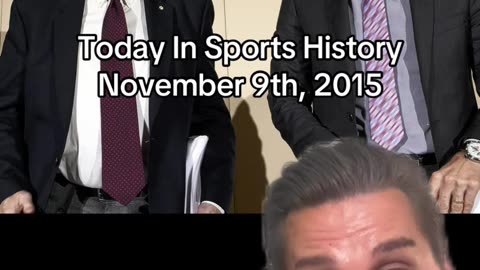 THE HISTORIC SPORTS MOMENT OF NOVEMBER 9th, 2015