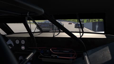 In-car video Super Late Model at Five Flags Speedway on iRacing
