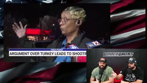 Man PULLS Gun after FIST FIGHT over Turkey prices SHOTS FIRED!