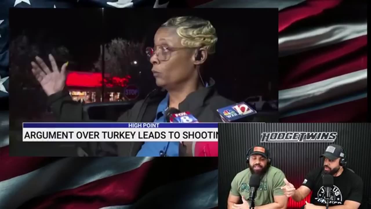 Man PULLS Gun after FIST FIGHT over Turkey prices SHOTS FIRED!