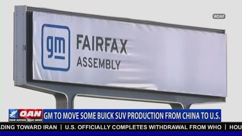 GM shifts Buick SUV production from China to the U.S. At its Kansas plant