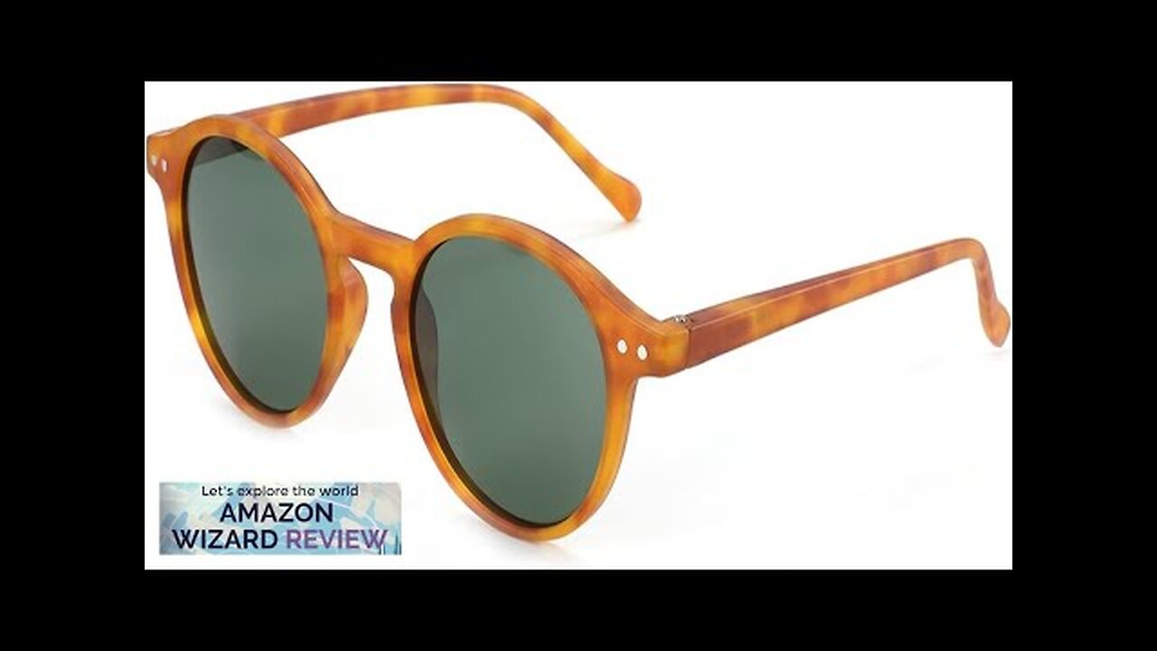 ZENOTTIC Polarized Round Sunglasses Stylish Sunglasses for Men and Women Retro Classic Review