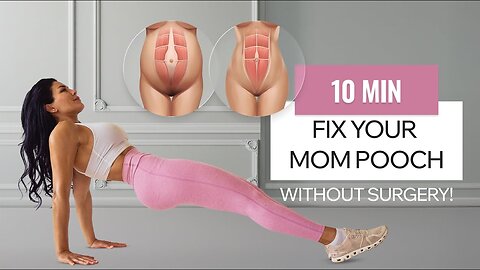Fix Your Mom Pooch WITHOUT Surgery 🔥 | Postpartum Belly & Core Workout for Moms