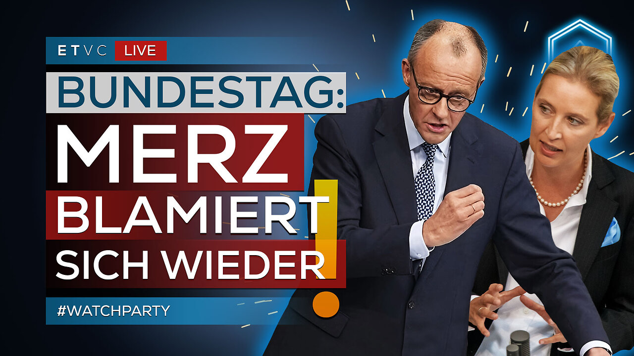 🟥 BUNDESTAG: MERZ redet über UKRAINE im BUNDESTAG! (Was sonst?) | #WATCHPARTY