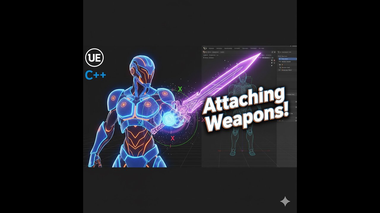 Getting Weapons to Attach & Look Right – UE5 C++ Survival Game Ep 161