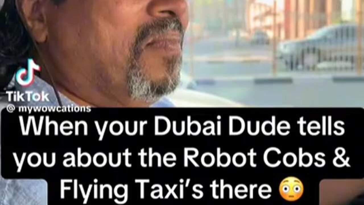 Dubai - robot cops driving tesla, and flying ubers coming soon,