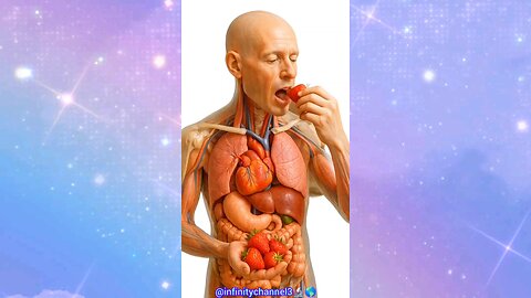 WHAT HAPPENS WHILE EATING STRAWBERRY 🍓 IN HUMAN BODY 💪