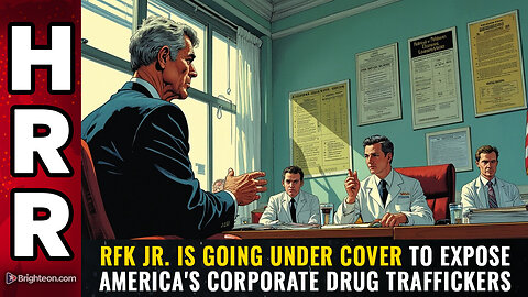 RFK Jr. is going UNDER COVER to expose America's corporate DRUG TRAFFICKERS