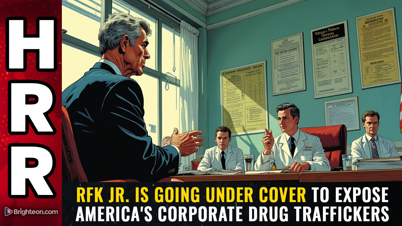 RFK Jr. is going UNDER COVER to expose America's corporate DRUG TRAFFICKERS