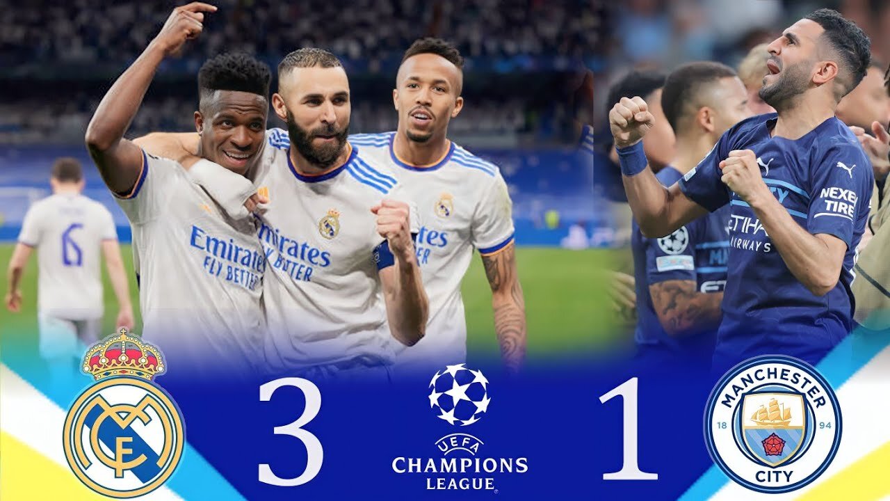 ريال مدريد ضد مانشيستر سيتي 3 - 1 | ريمونتادا للتاريخ 🤍🔥🔥