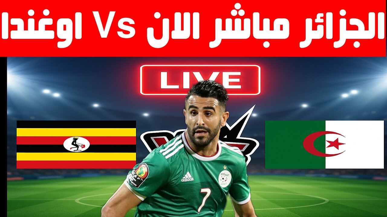 الجزائر اوغندا مباشر تصفيات كاس العالم