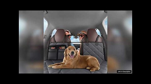 VEVOR 54 x 24 in Dog Car Seat Cover for Back Seat Review