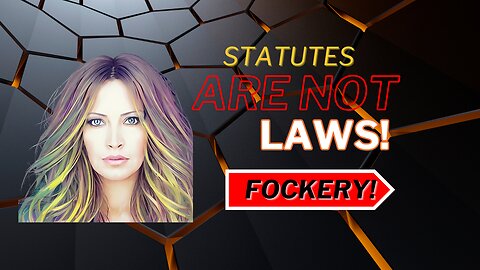 Statutes Are Not Law