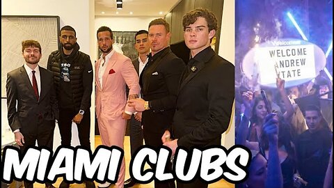 CLAV, ANDREW TATE, NICK FUENTES, MYRON, SNEAKO - Getting Lit in Miami Clubs