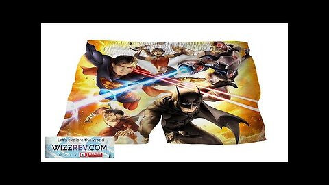 Justice League Super Power Heroes Cool Art Printing Shorts Review