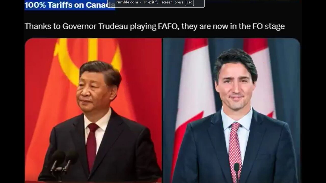 #China Just Slapped 100% #Tariffs on select #Canadian #Products #CANADA #FAFO