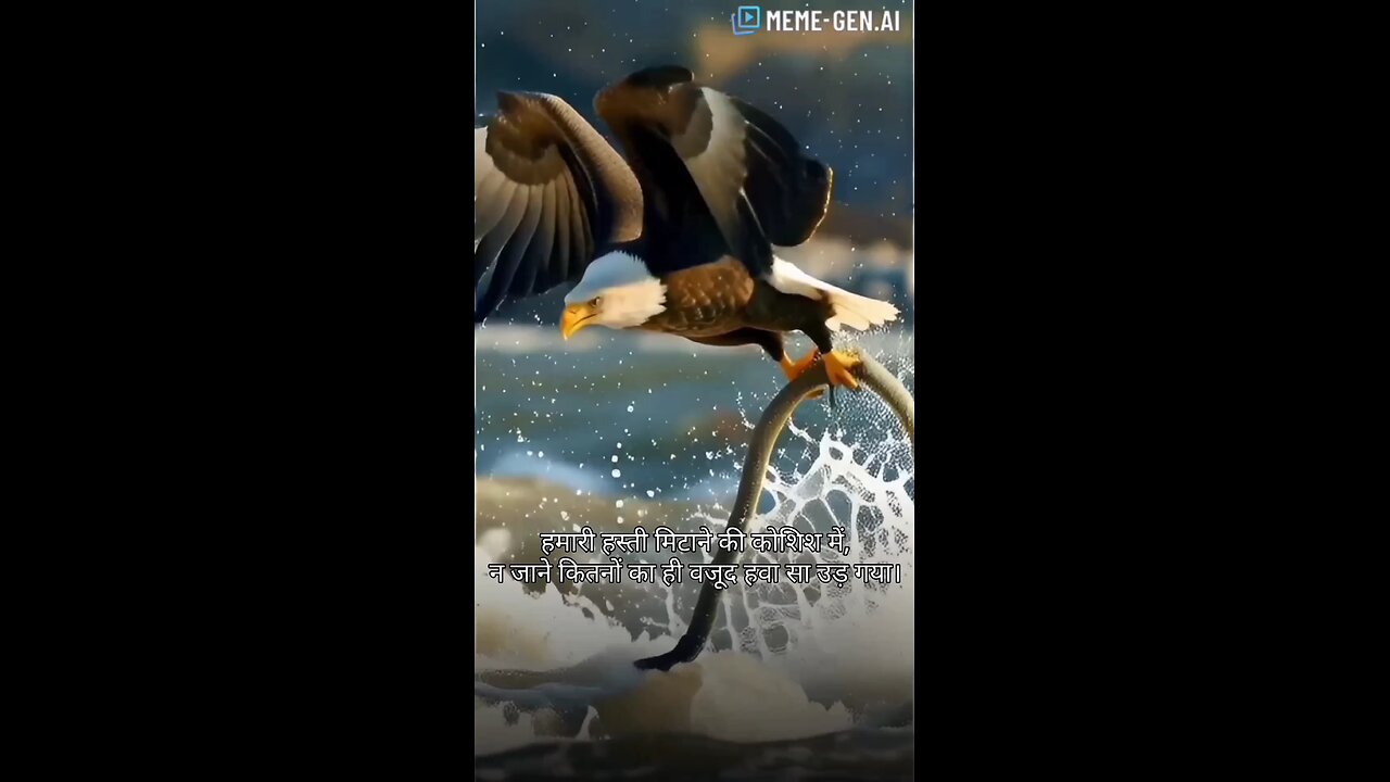 हमारी हस्ती मिटाने की कोशिश में, न जाने कितनों का ही वजूद हवा सा उड़ गया।