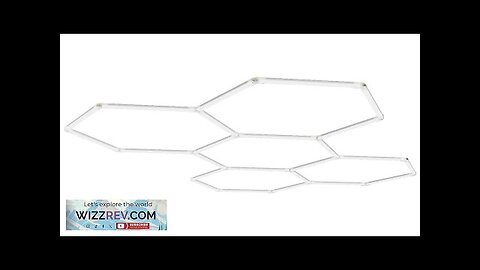 VEVOR Hexagon Garage Lights 26400LM 5 Grid Honeycomb LED Shop Ceiling Light Review