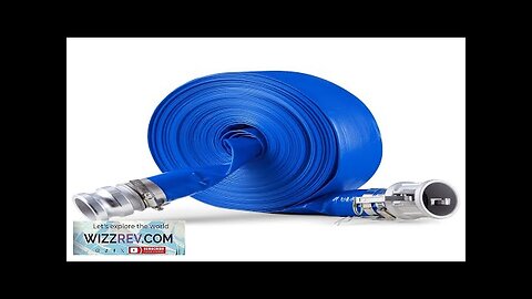 VEVOR Backwash Hose 2 in x 100 ft Blue High Quality Hose Review