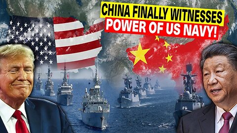 China Finally Witnesses the Power of the US Navy! Chinese Cruisers Desperately Fleeing