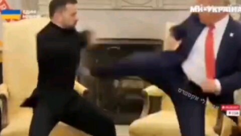 Fighting between Zelensky and Trump(fun)