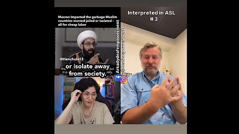 ASL interpreted - West imports anti-Israel extremists